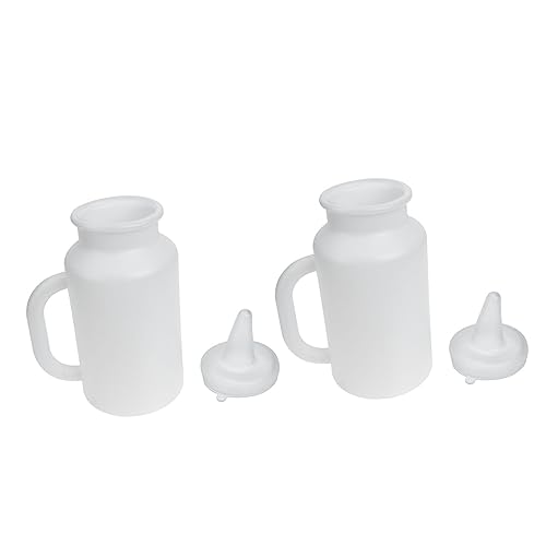 BESPORTBLE 2 Stück Tragbare Kälbermilchflasche Kälberfütterer Kälber Stillmilchflasche Praktischer Kälbermilchbehälter Kälbermilch Futterspender Silikon Babyflasche Kätzchen von BESPORTBLE