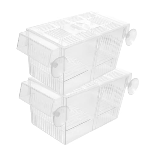 BESPORTBLE Aquarium Mit Trennwand Fischzuchtbox-Set Für Aquarium 2 Stück Fischinkubatorbox von BESPORTBLE