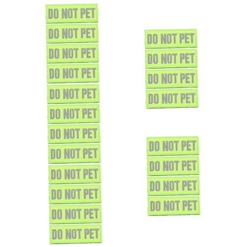 BESPORTBLE 20 STK Dienst Hunde Reflective Weste hundebedarf Streicheln Sie die Flecken Nicht Patches für Welpengeschirr Hundeflecken reflektierend Service-Hunde-Dekore Nylon Green BESPORTBLE 20 STK Dienst Hunde Reflective Weste hundebedarf Streicheln Sie die Flecken Nicht Patches für Welpengeschirr Hundeflecken reflektierend Service-Hunde-Dekore Nylon Green von BESPORTBLE