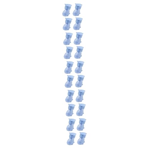BESPORTBLE 20 STK wasserdichte Schuhe wasserdichte Haustierschuhe Regenstiefel Für Haustiere rutschfeste Hundeschuhe Hündchen Stiefel Hundeschuhe Für Den Winter Welpenstiefel Schritt Blue BESPORTBLE 20 STK wasserdichte Schuhe wasserdichte Haustierschuhe Regenstiefel Für Haustiere rutschfeste Hundeschuhe Hündchen Stiefel Hundeschuhe Für Den Winter Welpenstiefel Schritt Blue von BESPORTBLE