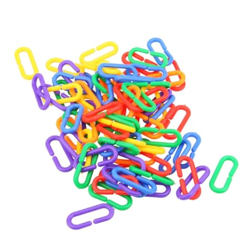 BESPORTBLE 200stücke Kunststoff C-Clips Haken Für Papageien-Spielzeug Bunte Kettenglieder Für Vögel Für Käfigzubehör Und Fußspielzeug Sicher Und Unterhaltsam Für Kleine Haustiere BESPORTBLE 200stücke Kunststoff C-Clips Haken Für Papageien-Spielzeug Bunte Kettenglieder Für Vögel Für Käfigzubehör Und Fußspielzeug Sicher Und Unterhaltsam Für Kleine Haustiere von BESPORTBLE