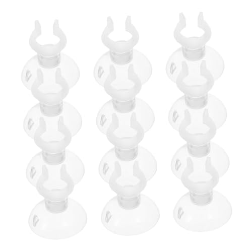 BESPORTBLE 20St mit Saugnapf für Aquarien Sauger-Clips für Aquarienheizungen Clips für Airline-Schläuche Schlauch Saugnapfhalterung Aquarienfester Saugnapf Tankrohrklemmen Abs von BESPORTBLE