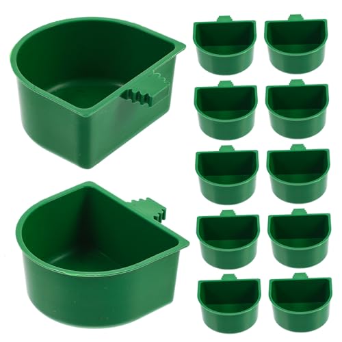 BESPORTBLE 20er-Box Vogelfutterbox Wasserspender Für Vögel Vogelhaus Zubehör Für Vogelkäfige Futterbecher Für Vogelkäfige Futterspender Für Papageien Vogelfutterständer Green Plastik BESPORTBLE 20er-Box Vogelfutterbox Wasserspender Für Vögel Vogelhaus Zubehör Für Vogelkäfige Futterbecher Für Vogelkäfige Futterspender Für Papageien Vogelfutterständer Green Plastik von BESPORTBLE