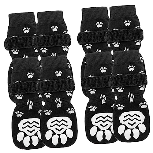 BESPORTBLE 24 STK Hundesocken Hundestiefel Tragbare Socken für Haustiere Schuhe für Katzen pet paw pet Supplies atmungsaktive Katzensocken austauschbare Welpensocken Reine Baumwolle Black BESPORTBLE 24 STK Hundesocken Hundestiefel Tragbare Socken für Haustiere Schuhe für Katzen pet paw pet Supplies atmungsaktive Katzensocken austauschbare Welpensocken Reine Baumwolle Black von BESPORTBLE