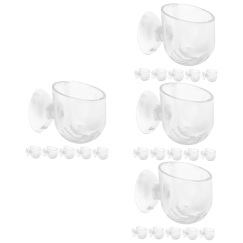 BESPORTBLE 24stücke Aquarium Pflanzhalter Transparentes Für Wasserpflanzen Und Futter Geeignet Für Süß Und Einfach Zu Reinigen Design Für Aquarien von BESPORTBLE