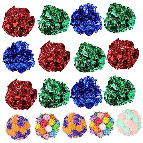 BESPORTBLE 25 STK Plüschspielzeugball katzenspielzeug Kitten katzenspielzeig cat Toy Knisterbälle für Katzen Katzenbälle Plüschballspielzeug Klangballspielzeug für Katzen Plastik BESPORTBLE 25 STK Plüschspielzeugball katzenspielzeug Kitten katzenspielzeig cat Toy Knisterbälle für Katzen Katzenbälle Plüschballspielzeug Klangballspielzeug für Katzen Plastik von BESPORTBLE