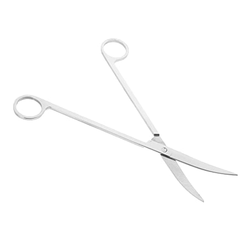 BESPORTBLE 25 Schere für Wasserpflanzen Wasserpflanzenzange Aquarium Fish Tank Scissors Stainless Steel Scissors Pflanzenschere für Aquarien Schere mit gebogener Spitze Rostfreier Stahl Clip von BESPORTBLE