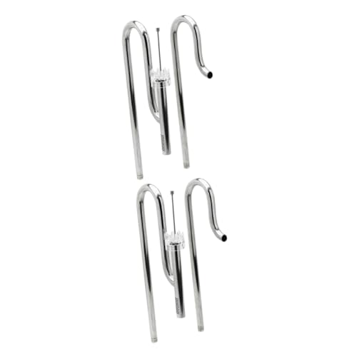 BESPORTBLE 2-teiliges Verstellbares Aquarium-einlass-/auslassrohr-Set 16 Mm Edelstahl Für Die Wartung des Aquariums von BESPORTBLE