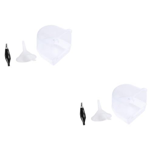 BESPORTBLE 2stücke Vogelbadewanne Für Käfige Parrot Peony Bird Shower Box Mit Wasserzufuhr Badewannen Wellensittiche Und Andere Kleine Vögel Weiß Mit Trichter Sicher Und Leicht BESPORTBLE 2stücke Vogelbadewanne Für Käfige Parrot Peony Bird Shower Box Mit Wasserzufuhr Badewannen Wellensittiche Und Andere Kleine Vögel Weiß Mit Trichter Sicher Und Leicht von BESPORTBLE