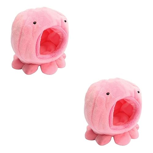 BESPORTBLE 2St Eichhörnchenhaus Octopus Käfig Zubehör Krake Einstreu für Hamster kleines Tier Hamster warmes Hängematten Bett-Caddy zum Aufhängen Plüschspielzeughaus Vogelhauskäfig Rosa BESPORTBLE 2St Eichhörnchenhaus Octopus Käfig Zubehör Krake Einstreu für Hamster kleines Tier Hamster warmes Hängematten Bett-Caddy zum Aufhängen Plüschspielzeughaus Vogelhauskäfig Rosa von BESPORTBLE