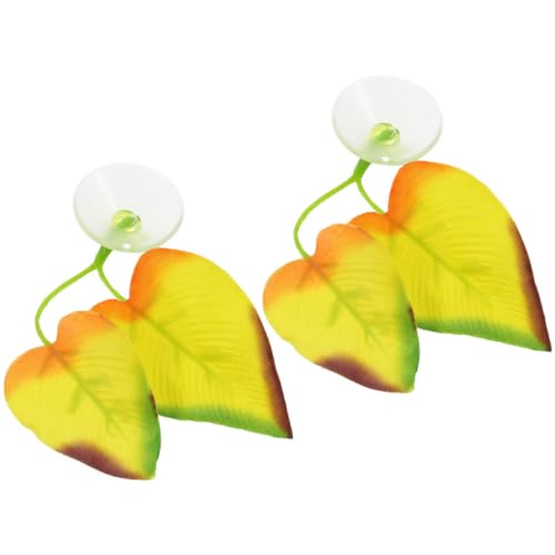 BESPORTBLE 2St Fisch Ruhe Hängematte Aquarium Lampe Aquarium Bausatz Aquariensteine Schildkröte Reptil aquariumpflanzen aquarienpflanzen Betta-Fischblatt Kampffisch ruhendes Blatt Kieselgel von BESPORTBLE