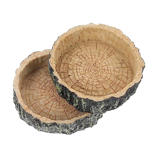 BESPORTBLE 2St Futternapf für Tiere Gecko Wassernapf für Reptilien Frosch Futterschale für Eidechsen wasserschildkröte Futter Reptilien zubehör Wasserschale Futterraupe aus Kunstharz BESPORTBLE 2St Futternapf für Tiere Gecko Wassernapf für Reptilien Frosch Futterschale für Eidechsen wasserschildkröte Futter Reptilien zubehör Wasserschale Futterraupe aus Kunstharz von BESPORTBLE