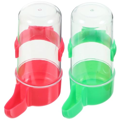 BESPORTBLE 2er-Pack Wasserspender für Vögel Leicht Nachfüllbar Trinkzubehör für Papageienkäfig BESPORTBLE 2er-Pack Wasserspender für Vögel Leicht Nachfüllbar Trinkzubehör für Papageienkäfig von BESPORTBLE