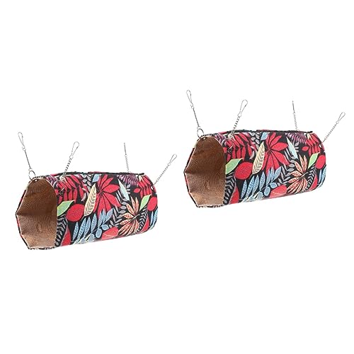 BESPORTBLE 2 Stücke Luxus Haustier Kühlung Tunnel Hamster Nest Meerschweinchen Bett Bequeme Hängematte für Tiere von BESPORTBLE