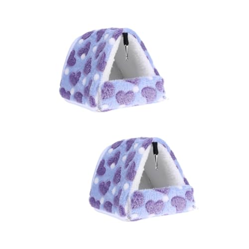 BESPORTBLE 2St Haustier warmes abziehbar groundsheet car Hamster kleines Haustierbett Schlafsack kleines Tierbett für Haustierbetten Baumwollnest Schweinekäfig Hängematte Babytasche von BESPORTBLE