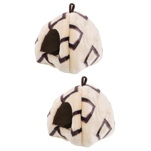 BESPORTBLE 2 Stücke Robuste Haustier Käfig Hängematte Indoor Chinchilla Bett Für Hamster Warme Und Weiche Versteck Für Haustiere von BESPORTBLE