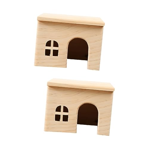 BESPORTBLE 2St Hamsterversteck Schlafnest für Hamster Waldkleintierhaus Hamsterhütte Kleintierversteck Haustier-Mäuse-Hütte Blockhaus Chinchilla-Hütte Hamsterhaus Holzhütte Hölzern BESPORTBLE 2St Hamsterversteck Schlafnest für Hamster Waldkleintierhaus Hamsterhütte Kleintierversteck Haustier-Mäuse-Hütte Blockhaus Chinchilla-Hütte Hamsterhaus Holzhütte Hölzern von BESPORTBLE