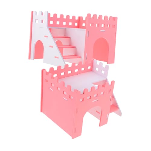 BESPORTBLE 2St Hamstervilla Hamsterverstecke aus PVC Meerschweinchenhaus Hamster häuschen Hamster Spielplatz meerschweinchen versteck Hamster-Accessoire groß Käfig Spielzeugnest der von BESPORTBLE