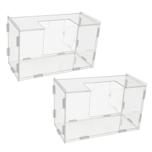BESPORTBLE 2 Stücke Acryl Bunny Heu Dispenser Meerschweinchen Feeder Lebensmittel Sicher Container Für Haustier von BESPORTBLE