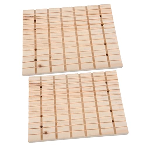 BESPORTBLE 2St Hasenmühlendeck Hasen zubehör hasenzubehör Katzenminze-Spielzeug Schleifbrett für den Haushalt Spielset aus Holz Spielzeuge Kratzplatte Kaninchen-Schleifbrett Haustier Schaber von BESPORTBLE