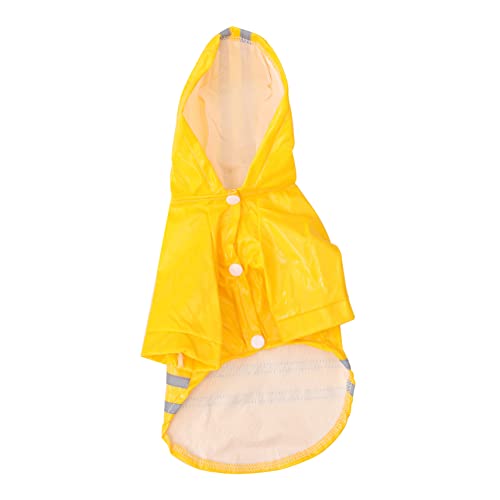 BESPORTBLE 2St Haustier Regen Slicker Hunderegenjacken für kleine Hunde Regenjacke für Hunde Warnschutz Regenjacke Hunde-regencape wimperntusche Hund Regen Slicker Hunde-Regen-Hoodie Yellow BESPORTBLE 2St Haustier Regen Slicker Hunderegenjacken für kleine Hunde Regenjacke für Hunde Warnschutz Regenjacke Hunde-regencape wimperntusche Hund Regen Slicker Hunde-Regen-Hoodie Yellow von BESPORTBLE