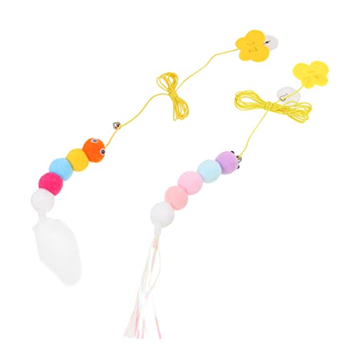 BESPORTBLE 2er-Pack Interaktives Katzenspielzeug Für Hauskatzen Leuchtende Farben Kätzchen-neckseil BESPORTBLE 2er-Pack Interaktives Katzenspielzeug Für Hauskatzen Leuchtende Farben Kätzchen-neckseil von BESPORTBLE