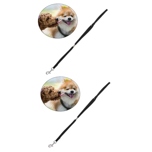 BESPORTBLE 2 Stücke Hundesalon Zurückhaltung Hund Schlinge Leine 53cm Länge Schwarz Für Die Meisten Hunde von BESPORTBLE