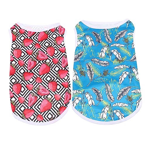 BESPORTBLE 2pcs Hund Westen Für Hunde Haustier Hemd Tragen-beständig Pet Tuch Dekorative Welpen Shirts von BESPORTBLE