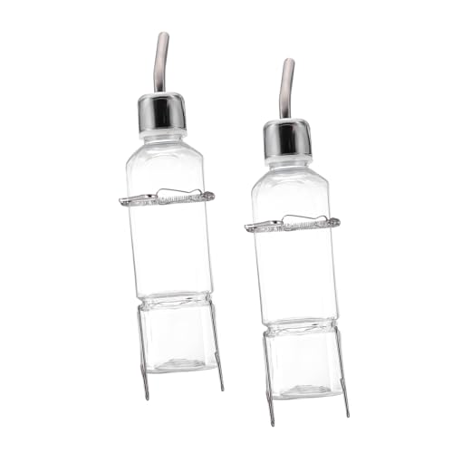 BESPORTBLE 2St Kaninchentrinker meerschweinchen trinkflasche Hamster trinkflasche Luft hängende Wasserflasche Trinkbrunnen für Haustiere Wasserspender für Hamster Rostfreier Stahl Transparent BESPORTBLE 2St Kaninchentrinker meerschweinchen trinkflasche Hamster trinkflasche Luft hängende Wasserflasche Trinkbrunnen für Haustiere Wasserspender für Hamster Rostfreier Stahl Transparent von BESPORTBLE