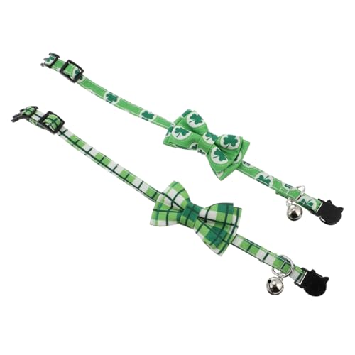 BESPORTBLE Verstellbares Haustierhalsband mit Fliege und Glocke St. Patrick's Day Katzenhalsband Atmungsaktives Hundehalsband BESPORTBLE Verstellbares Haustierhalsband mit Fliege und Glocke St. Patrick's Day Katzenhalsband Atmungsaktives Hundehalsband von BESPORTBLE