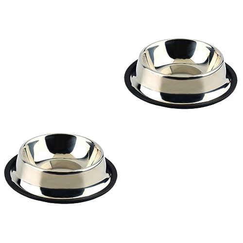 BESPORTBLE 2St Katzennapf Hundefutter Hundenapf für kleine Hunde Hundenäpfe Kätzchen-Wassernapf Haustierfutter Rutschfester Hundenapf Futterautomat für Haustiere Futternapf aus Edelstahl BESPORTBLE 2St Katzennapf Hundefutter Hundenapf für kleine Hunde Hundenäpfe Kätzchen-Wassernapf Haustierfutter Rutschfester Hundenapf Futterautomat für Haustiere Futternapf aus Edelstahl von BESPORTBLE