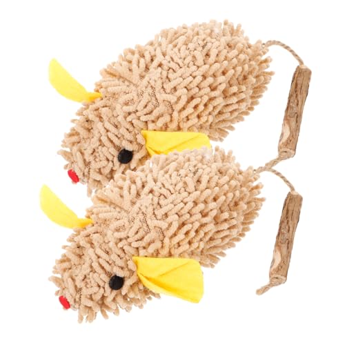 BESPORTBLE 2er-Pack Quietschende Mäuse Katzenspielzeug Interaktives Spielzeug Für Katzen Im Innenbereich Weiches Plüschspielzeug Für Kätzchen Beißspielzeug Lustig Und Lebendig Für Katzen BESPORTBLE 2er-Pack Quietschende Mäuse Katzenspielzeug Interaktives Spielzeug Für Katzen Im Innenbereich Weiches Plüschspielzeug Für Kätzchen Beißspielzeug Lustig Und Lebendig Für Katzen von BESPORTBLE