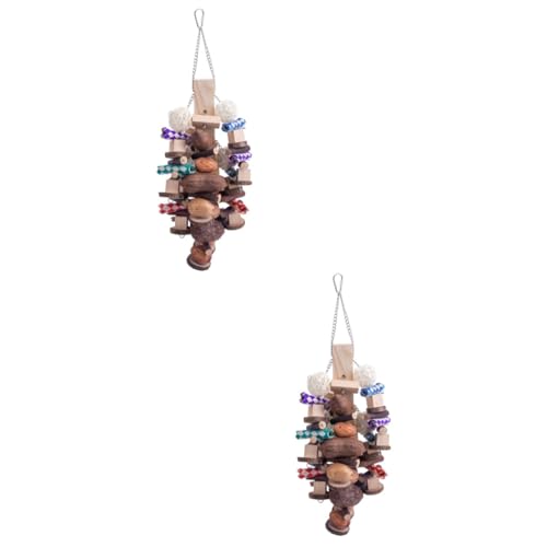 BESPORTBLE 2St Kauspielzeug für Vögel Papageienkäfigspielzeug aus Holz schönes Papageienspielzeug funnytoys Funny Toys Vogelspielzeug Spielzeuge Nymphensittich-Spielzeug Vogelversorgung kauen BESPORTBLE 2St Kauspielzeug für Vögel Papageienkäfigspielzeug aus Holz schönes Papageienspielzeug funnytoys Funny Toys Vogelspielzeug Spielzeuge Nymphensittich-Spielzeug Vogelversorgung kauen von BESPORTBLE