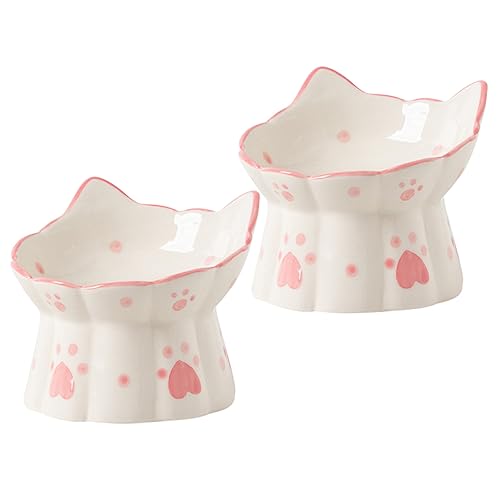 BESPORTBLE 2St Keramiknapf für Haustiere Katzennapfstation Erhöhter Katzennapf erhöhter Fressnapf Feeder-Gerichte pet Feeder pet Water Bowl erhöhte Futternäpfe für Katzen Tierfuttermittel BESPORTBLE 2St Keramiknapf für Haustiere Katzennapfstation Erhöhter Katzennapf erhöhter Fressnapf Feeder-Gerichte pet Feeder pet Water Bowl erhöhte Futternäpfe für Katzen Tierfuttermittel von BESPORTBLE