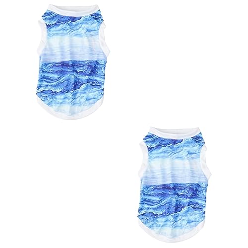 BESPORTBLE 2stücke Pet Cooling Vest Für Hunde Atmungsaktive Wiederverwendbare Kühlweste Für Kleine Hunde Leicht Und Einfach Zu Verwenden Für Heiße Sommertage von BESPORTBLE