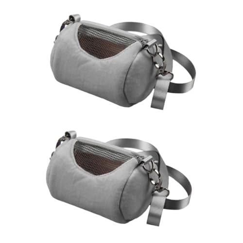 BESPORTBLE 2 Stück Haustier-transportbox Von Fluggesellschaften Zugelassene Reisetasche Für Hamster Tragbare Haustier-aufbewahrung Netzgewebe Grau Kratzfest Und Bequem Für Outdoor-Abenteuer BESPORTBLE 2 Stück Haustier-transportbox Von Fluggesellschaften Zugelassene Reisetasche Für Hamster Tragbare Haustier-aufbewahrung Netzgewebe Grau Kratzfest Und Bequem Für Outdoor-Abenteuer von BESPORTBLE