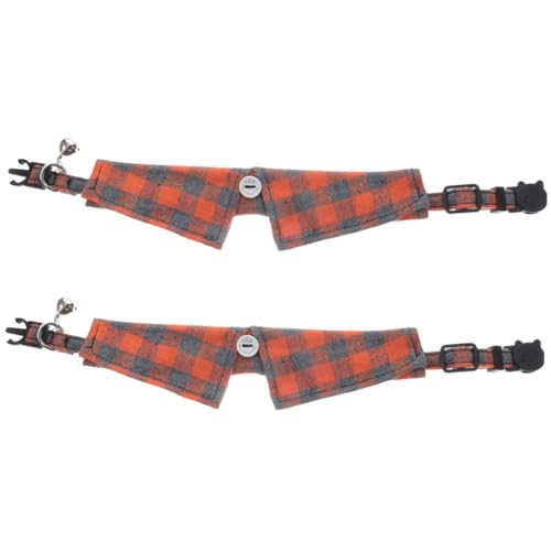 BESPORTBLE 2St verstellbares Katzenhalsband Welpe Halstuch Kätzchen-Kragen Katzenmarke Kitten Halsband katzenzubehöhr verstellbares Sicherheitshalsband für Kätzchen Haustier-Kätzchen-Halsband BESPORTBLE 2St verstellbares Katzenhalsband Welpe Halstuch Kätzchen-Kragen Katzenmarke Kitten Halsband katzenzubehöhr verstellbares Sicherheitshalsband für Kätzchen Haustier-Kätzchen-Halsband von BESPORTBLE