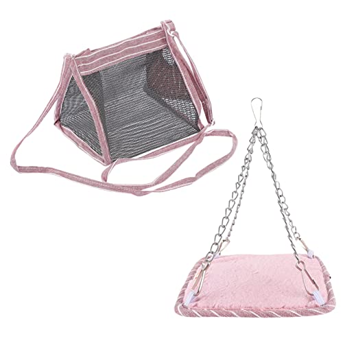 BESPORTBLE 2stücke Hamster Hängematte Mit Tasche Für Kleintiere Aus Robustem Material Atmungsaktiv Und Tragbar Für Hamster Chinchillas Und Andere Kleine Haustiere BESPORTBLE 2stücke Hamster Hängematte Mit Tasche Für Kleintiere Aus Robustem Material Atmungsaktiv Und Tragbar Für Hamster Chinchillas Und Andere Kleine Haustiere von BESPORTBLE