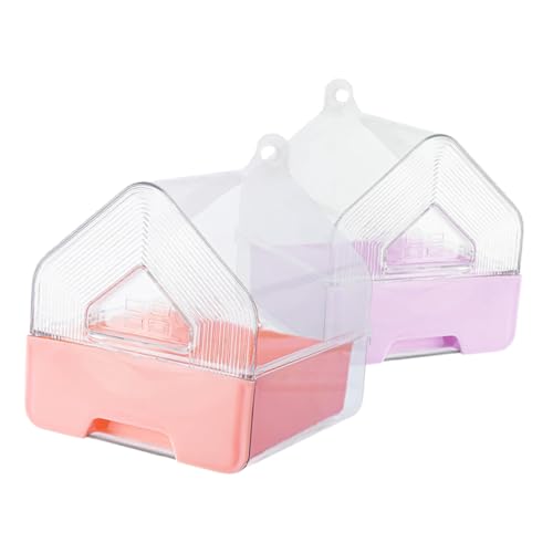 BESPORTBLE 2Stücke Teilige Transparente Vogelbadewanne mit Schublade Hängendes Bad für Wellensittiche Nymphensittiche und Kleine Multifunktionales Käfigzubehör BESPORTBLE 2Stücke Teilige Transparente Vogelbadewanne mit Schublade Hängendes Bad für Wellensittiche Nymphensittiche und Kleine Multifunktionales Käfigzubehör von BESPORTBLE