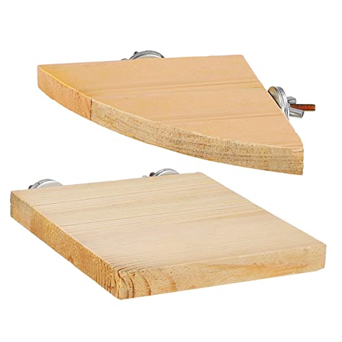 BESPORTBLE 2Stücke Vogelbarsch Plattformen aus Holz Spielplatz Zubehör für Kleine Papageien und Wellensittiche Stabiler Standplatz für Käfig Langlebig und BESPORTBLE 2Stücke Vogelbarsch Plattformen aus Holz Spielplatz Zubehör für Kleine Papageien und Wellensittiche Stabiler Standplatz für Käfig Langlebig und von BESPORTBLE