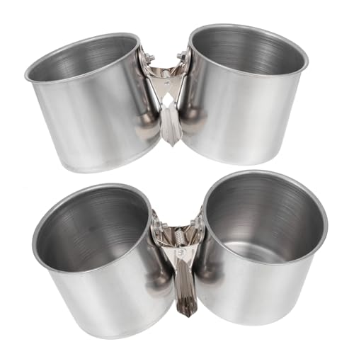 BESPORTBLE 2Stücke Vogelfutterspender Praktische Futter und Wassertränke für Kleine Wie Papageien und Langlebig und Hygienisch für Käfige BESPORTBLE 2Stücke Vogelfutterspender Praktische Futter und Wassertränke für Kleine Wie Papageien und Langlebig und Hygienisch für Käfige von BESPORTBLE