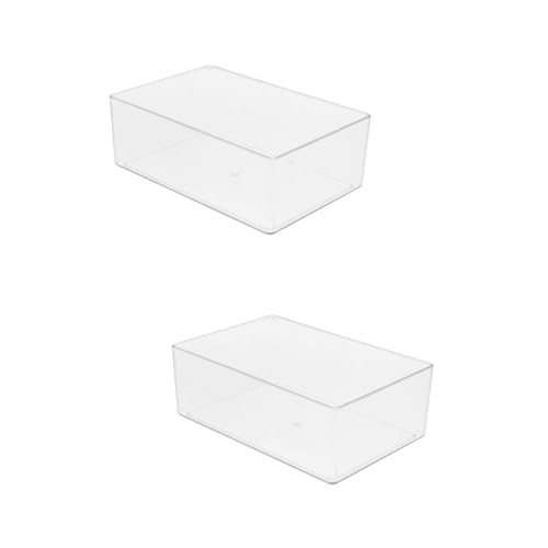 BESPORTBLE 2er-Box Hamster Badewanne Chinchilla Sandbadset Für Hamster Badehaus Für Hamster Hamstertoilette Haustier Badewanne Sandbehälter Für Meerschweinchen Kleintierbad Weiß Acryl von BESPORTBLE