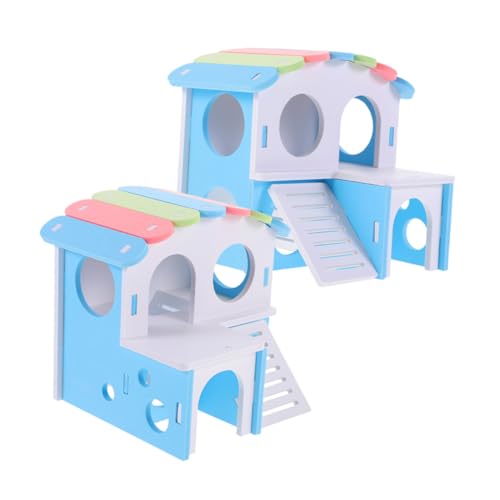 BESPORTBLE Dekoratives Hamsterversteck-Set Doppellagig Leiter Für Mäuse Und Ratten BESPORTBLE Dekoratives Hamsterversteck-Set Doppellagig Leiter Für Mäuse Und Ratten von BESPORTBLE