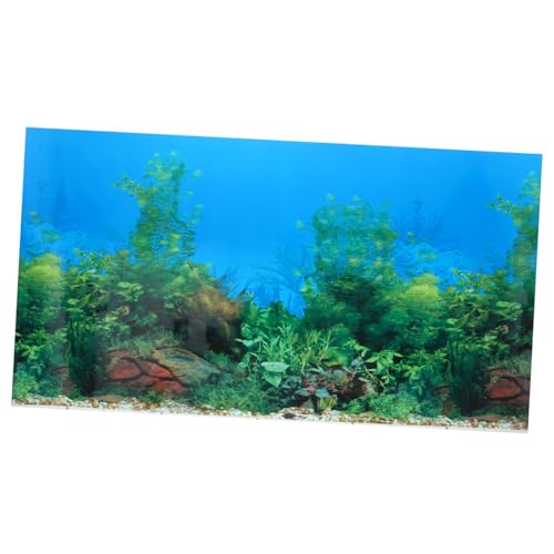 BESPORTBLE 2st Aquarium-Hintergrund Aquarienverzierung Dekorationen Für Terrarien Aquariumwand Haftet Aquarium-wanddekoration 3D-wandaufkleber 3D-Aufkleber Schildkrötenbecken Koralle Vinyl 5d von BESPORTBLE