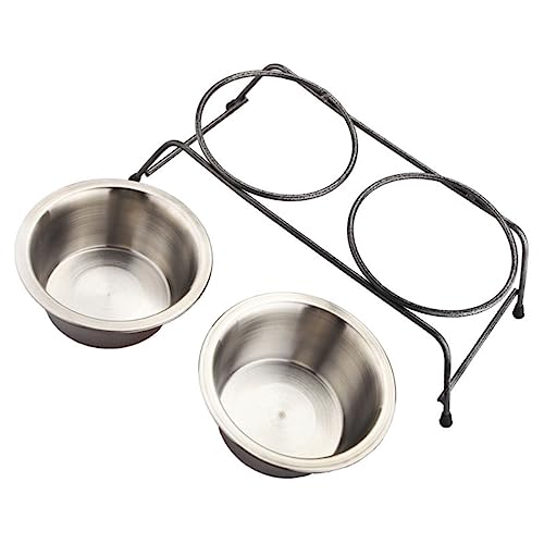 BESPORTBLE Futternapf Für Hunde Und Katzen Paar Abnehmbar Edelstahl Ohne Design Für Trockenfutter Nassfutter Leckerlis Und Wasser BESPORTBLE Futternapf Für Hunde Und Katzen Paar Abnehmbar Edelstahl Ohne Design Für Trockenfutter Nassfutter Leckerlis Und Wasser von BESPORTBLE