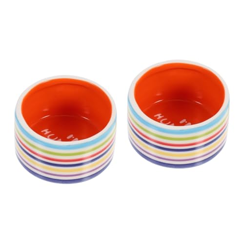 BESPORTBLE 2stücke Keramischer Futter Und Wassernapf Für Kleine Haustiere Stilvolles Design rutschfeste Basis Für Hamster Und Chinchillas Leicht Zu Reinigen Langlebig Und Stabil BESPORTBLE 2stücke Keramischer Futter Und Wassernapf Für Kleine Haustiere Stilvolles Design rutschfeste Basis Für Hamster Und Chinchillas Leicht Zu Reinigen Langlebig Und Stabil von BESPORTBLE