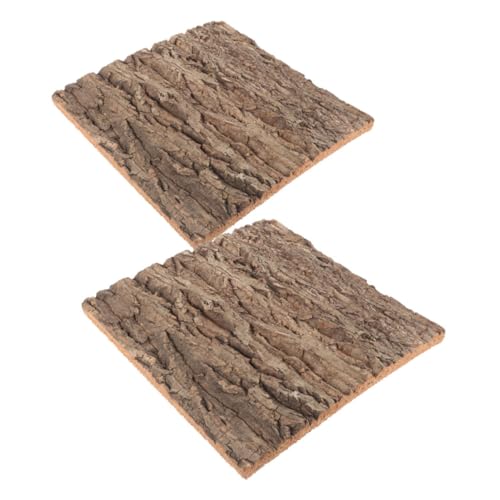 BESPORTBLE 2stücke Cork Bark Hintergrund Für Reptilienhabitate Natürliche Baumrinde Für Aquarien Klettertiere Pflanzenwände Vielseitige Dekoration Für Terrarien Und Innenräume von BESPORTBLE