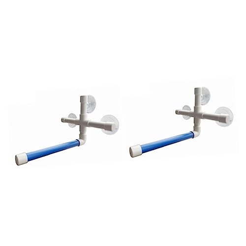 BESPORTBLE 2stücke Portable Vogel Dusche Stand Mit Saugnäpfen Vogelbad Für Wellensittiche Finken Und Kanarienvögel Einfach Zu Installierendes Duschspielzeug Für Gesunde Pflege Und von BESPORTBLE