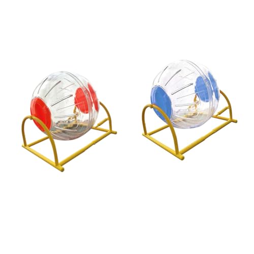 BESPORTBLE 2stücke Hamster Spielzeug Mit Laufball Blaue Und Orangefarbene Farben Für Kleine Haustiere Und Spaß BESPORTBLE 2stücke Hamster Spielzeug Mit Laufball Blaue Und Orangefarbene Farben Für Kleine Haustiere Und Spaß von BESPORTBLE