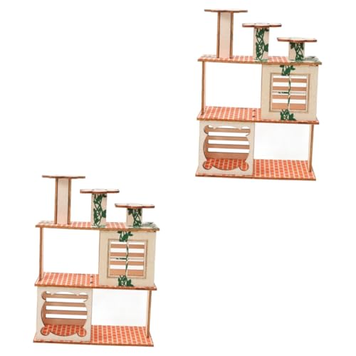 BESPORTBLE 2st Hamster-klettergerüst Spielzeug Für Haustiere Haustier Laufstall Käfig Hamsterhaus Entzückendes Rattenversteck Hamstervilla Hamsterversteck Rattenvorräte Rattenhaus Hölzern BESPORTBLE 2st Hamster-klettergerüst Spielzeug Für Haustiere Haustier Laufstall Käfig Hamsterhaus Entzückendes Rattenversteck Hamstervilla Hamsterversteck Rattenvorräte Rattenhaus Hölzern von BESPORTBLE